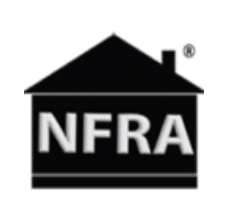 black/white logo for National Foundation Repair Association (NFRA)