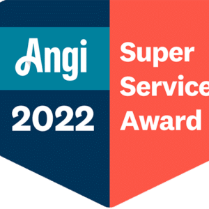 red and blue angi 2022 super service award
